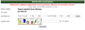 Ověřovač souřadnic