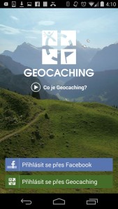 Aplikace Geocaching Intro