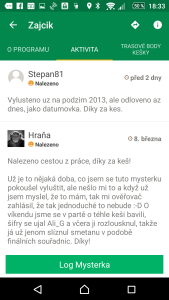 Logy ke keši
