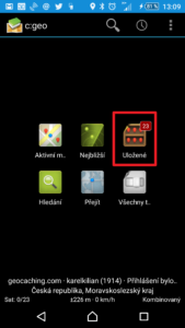 Sekce Uložené