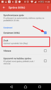 Nastav si zvuk oznámení
