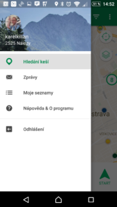 Sekce Moje seznamy