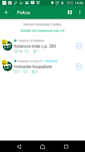 Kešky dostupné offline