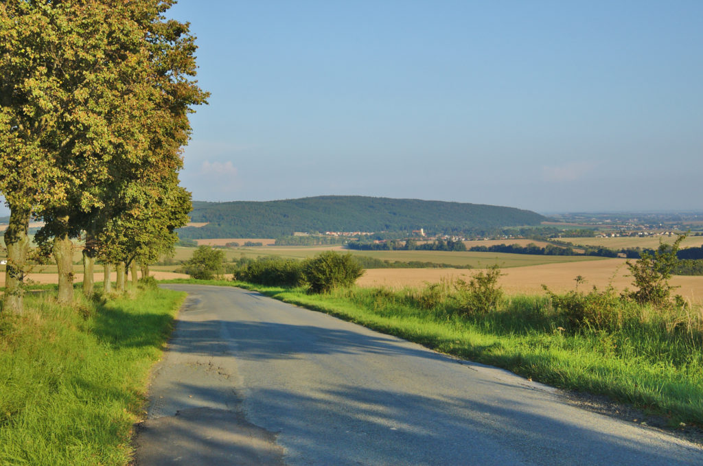 Pohled na Velký Kosíř ze silnice od Přemyslovic do Pěnčína (zdroj: Wikipedia)