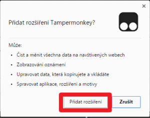 Instalace rozšíření prohlížeče