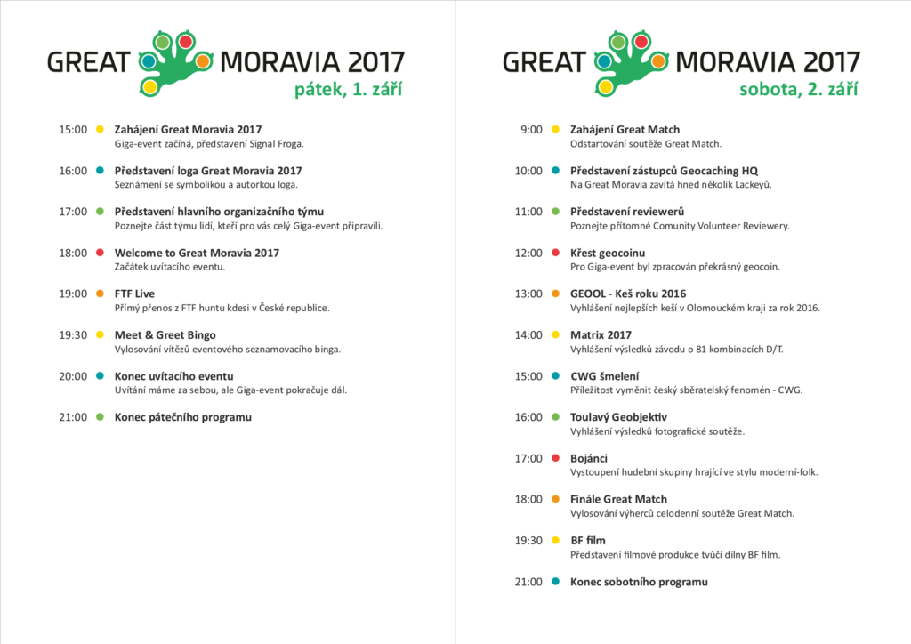 Giga Event Great Moravia: program v Plumlově