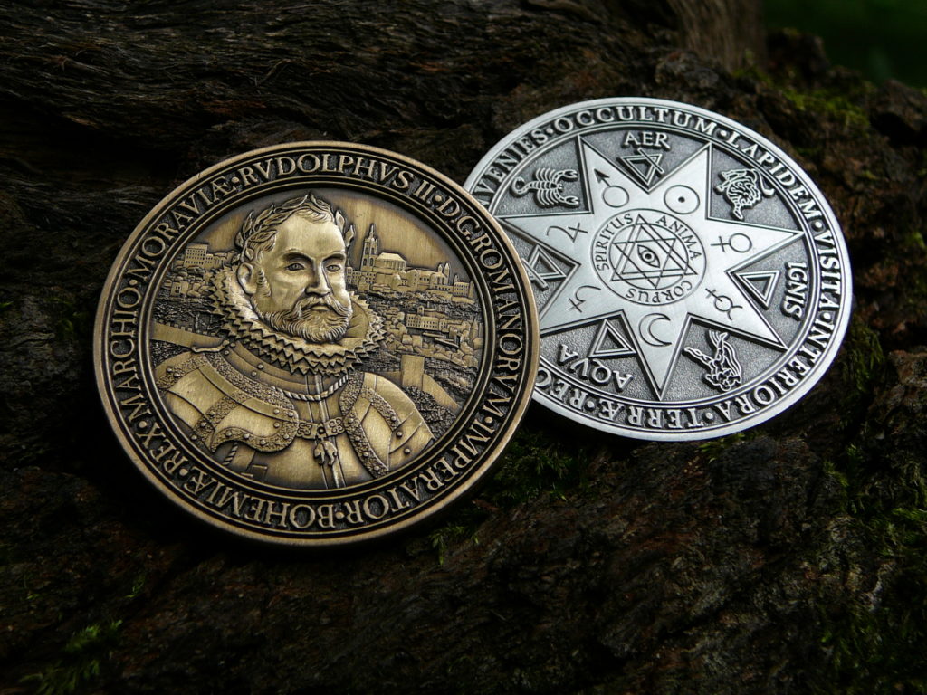 Geocoin Rudolf II. (foto: Stanislav Šesták)