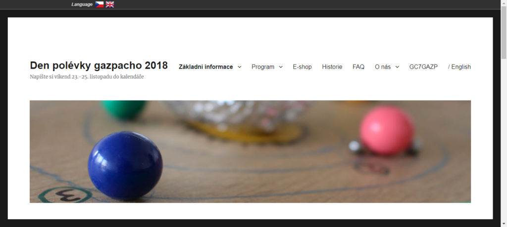 Oficiální web denpolevkygazpacho.cz